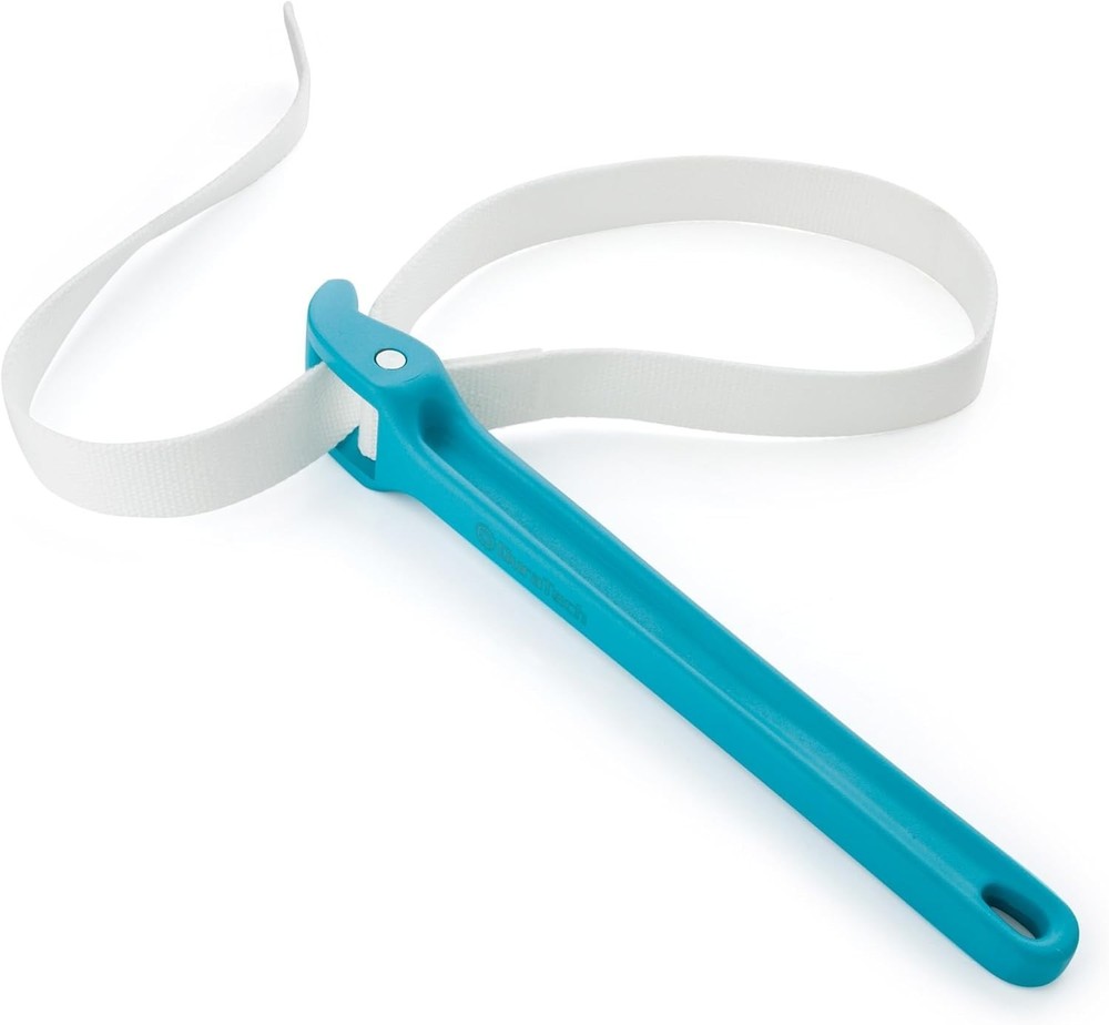 Strap Wrench 12" Handle, Adjustable Nylon Strap Pipe Wrench, Oil Filter