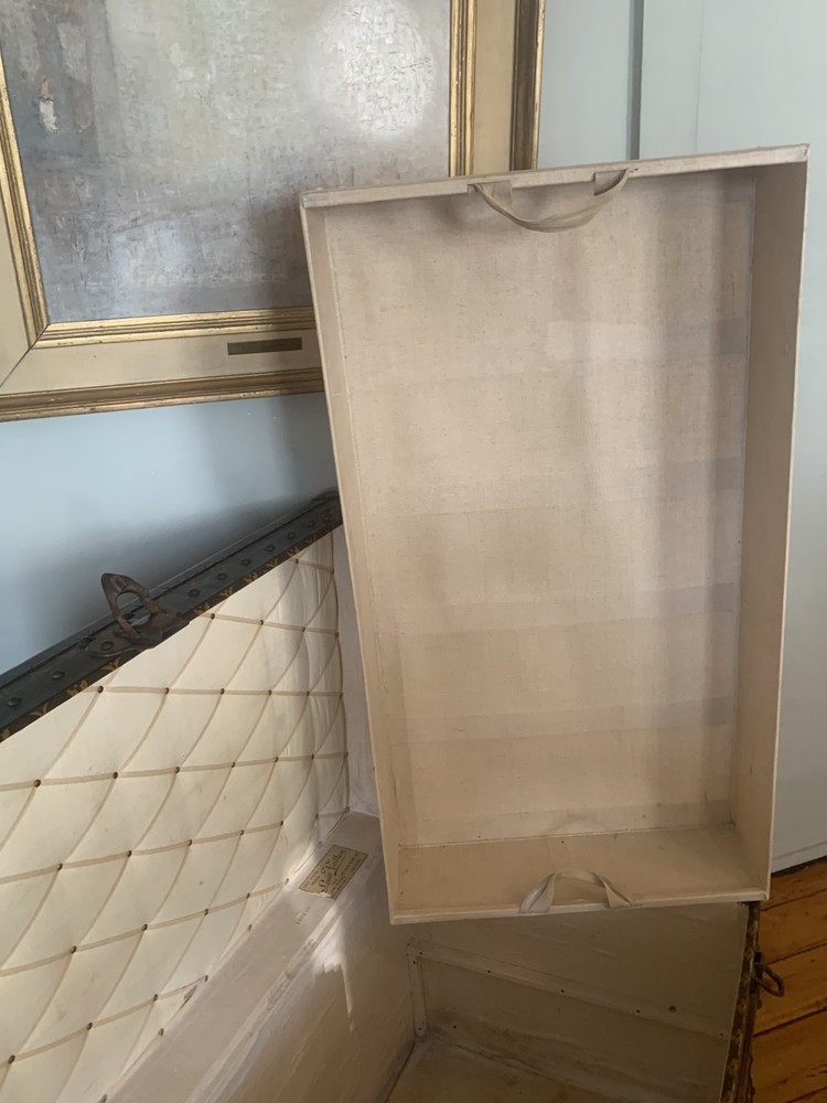 Louis Vuitton Monogram canvas steamer trunk