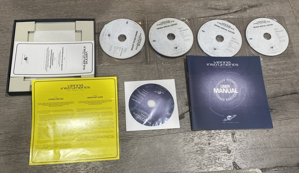 VIENNA SYMPHONIC LIBRARY SPECIAL EDITION VSL INSTRUMENTS SOFTWARE