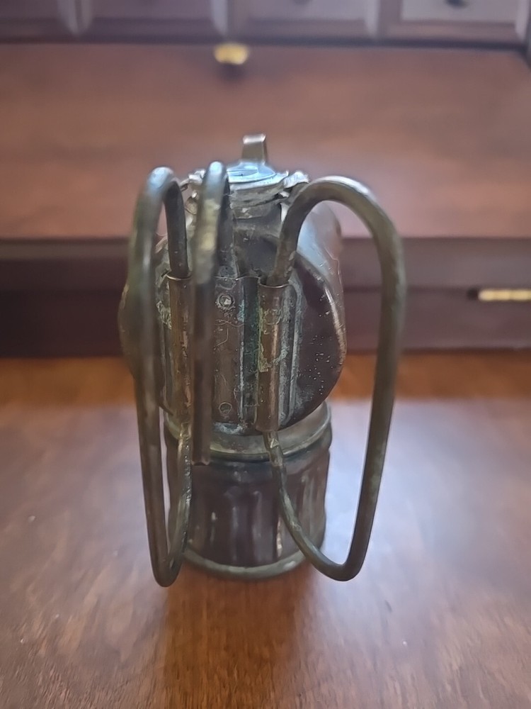 Antique Mining Lamp. Justrite. May 7th, 1912.