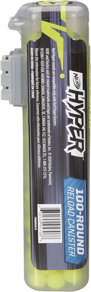 NERF Hyper 100-Round Refill Canister NEW