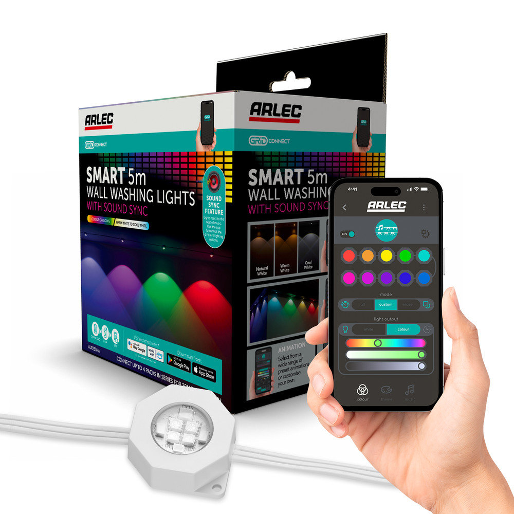 Arlec Grid Connect Smart 5m Wall Washing Lights