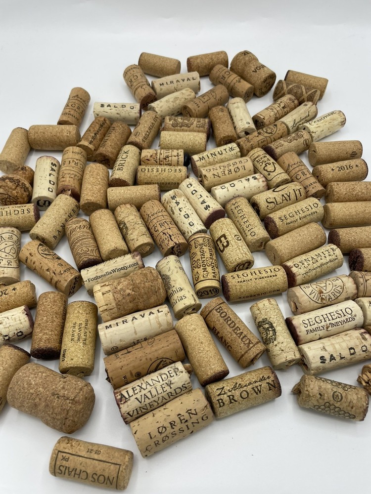 Premium Wine Corks Natural - Used Assorted 89 Count