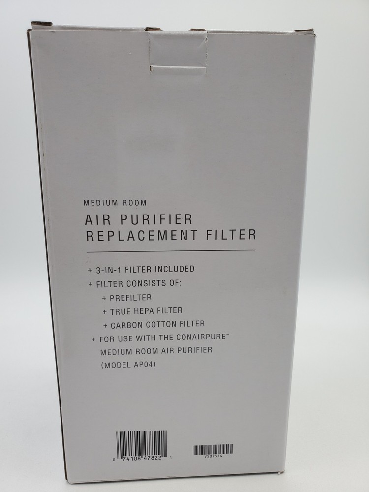 Conair Pure Air Purifier Replacement Filter Medium Room Model AP04