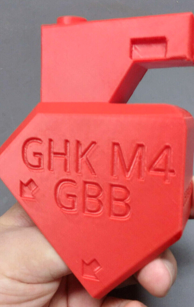 GHK M4 / G5 Airsoft GBB Odin Speedloader Adapter (Red)
