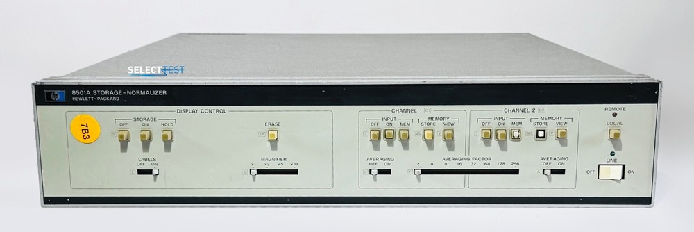 AGILENT (HP) 8501A STORAGE NORMALIZER (FOR THE 8505A NETWORK ANALYZER)(REF 776N)