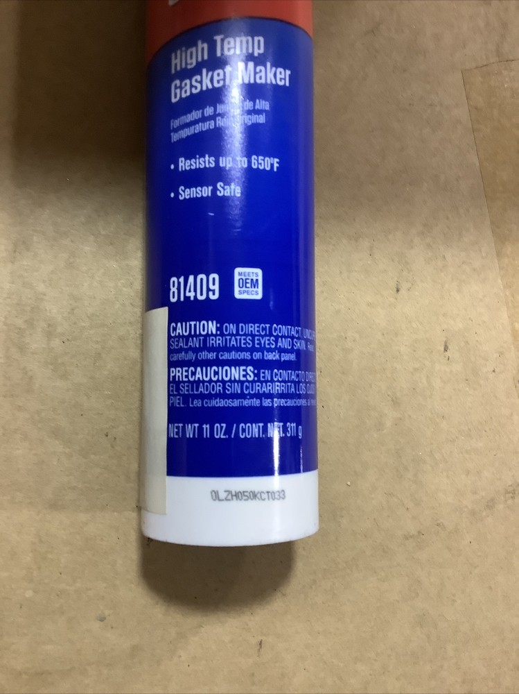 Permatex Red RTV Silicone 11OZ