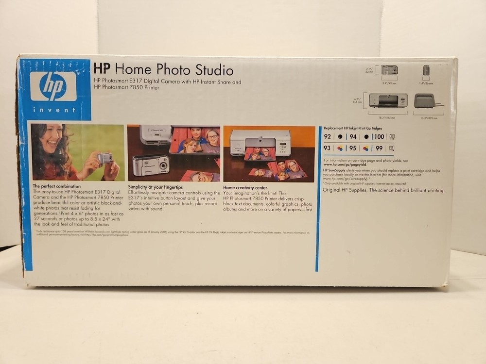 HP Photosmart 7850 Printer CB980A (no digital camera)