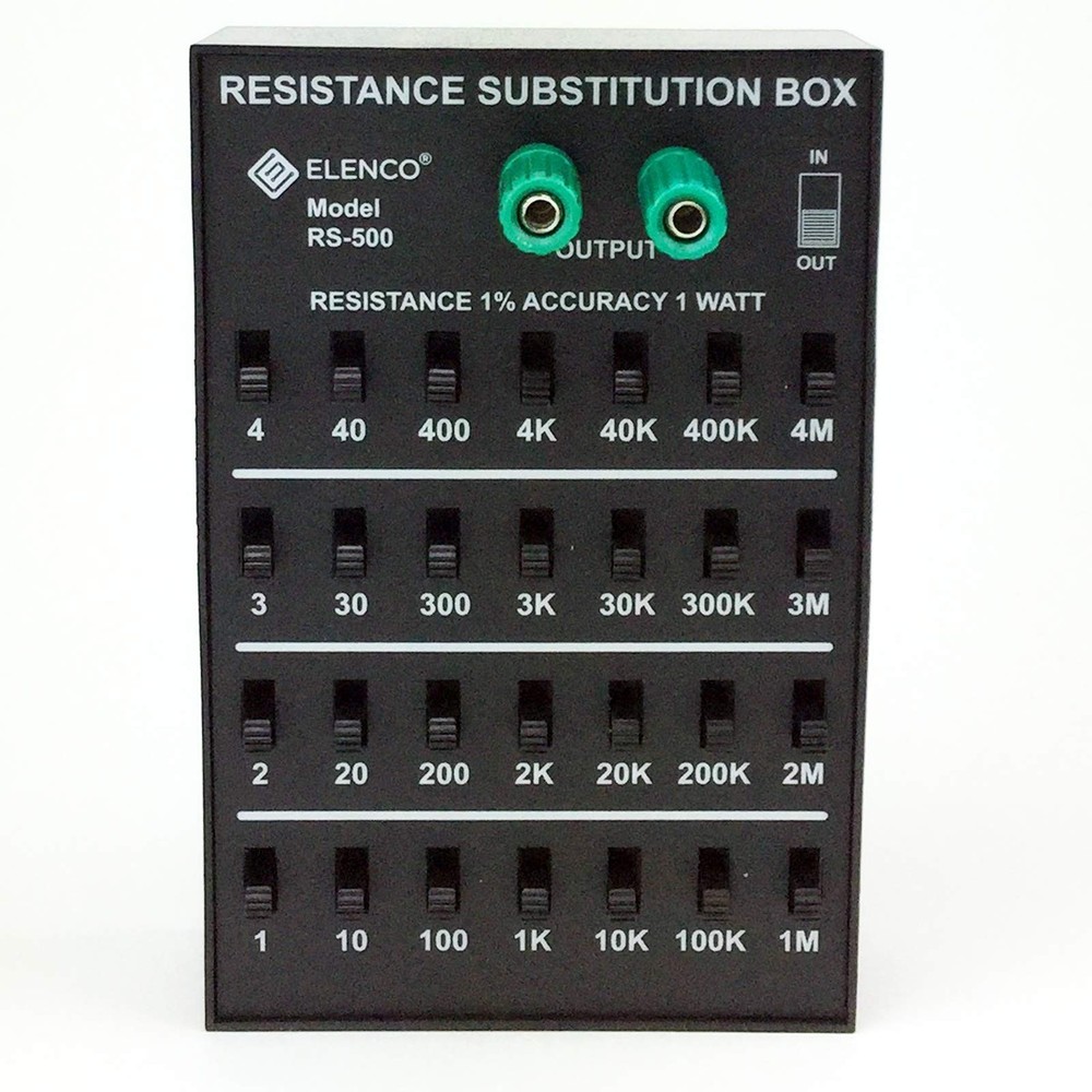 Resistance Substitution Box Precision Decade Resistor Tool