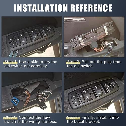 Replacement Driver Master Window Switch for Boxster 13-16 Cayman 14-16