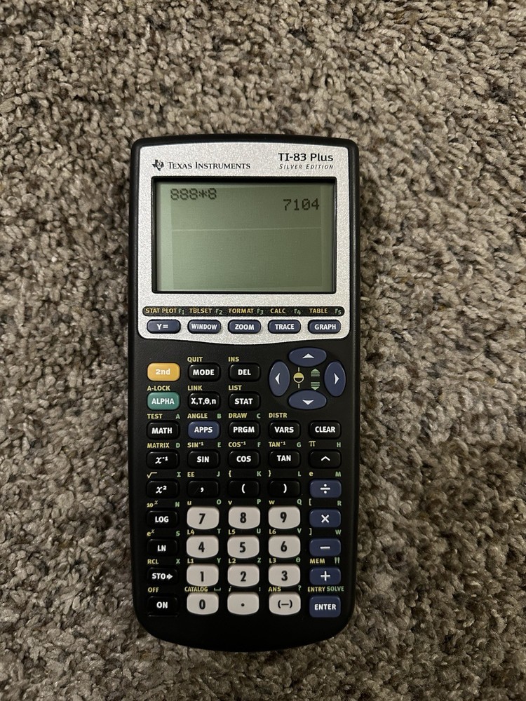 Texas Instruments TI83 Plus Silver Edition Graphing Calculator