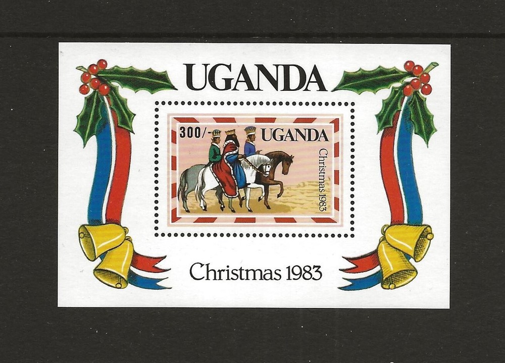 1983 Uganda Christmas minisheet SG MS432 unmounted mint