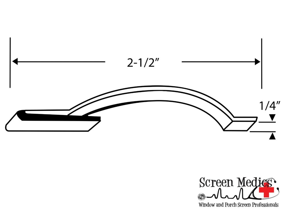 4 pack Window Screen Leaf Springs - corner type for window screen frames