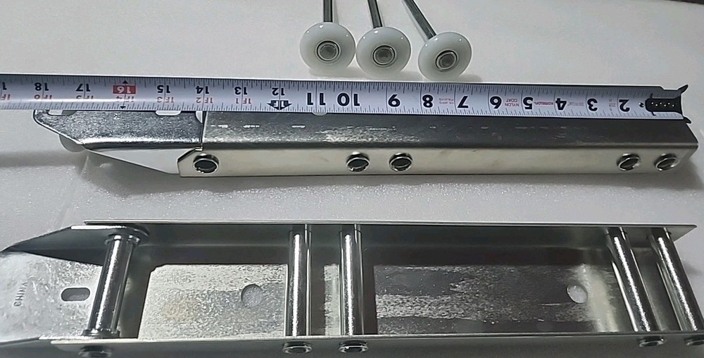 Garage Door Quick Turn Top Fixture Brackets Includes Four Rollers, Low Head Room