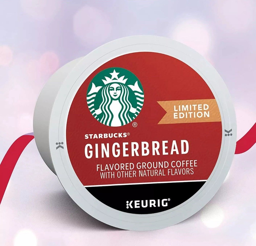 Starbucks K-Cup Gingerbread 22 K Cups 06/25 Date