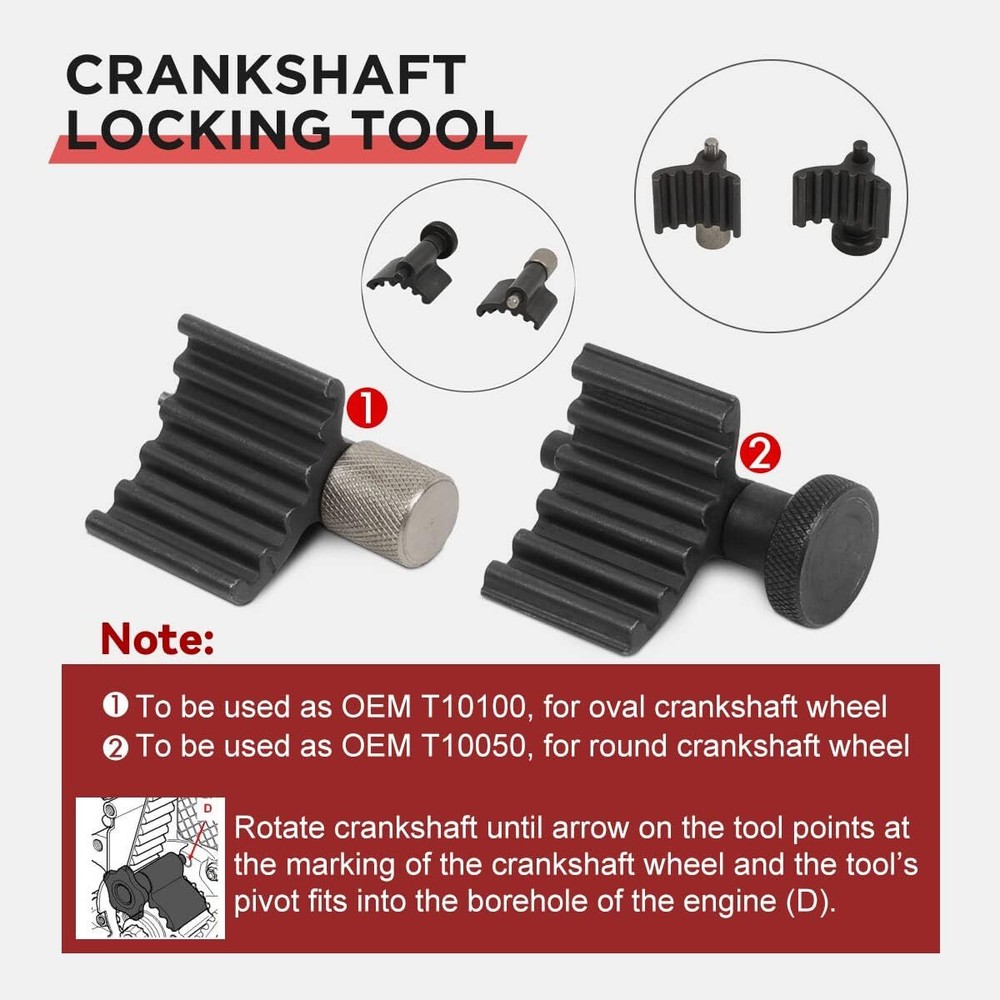 KAISAL Engine Timing Tools Kit Diesel Camshaft Alignment Tool...