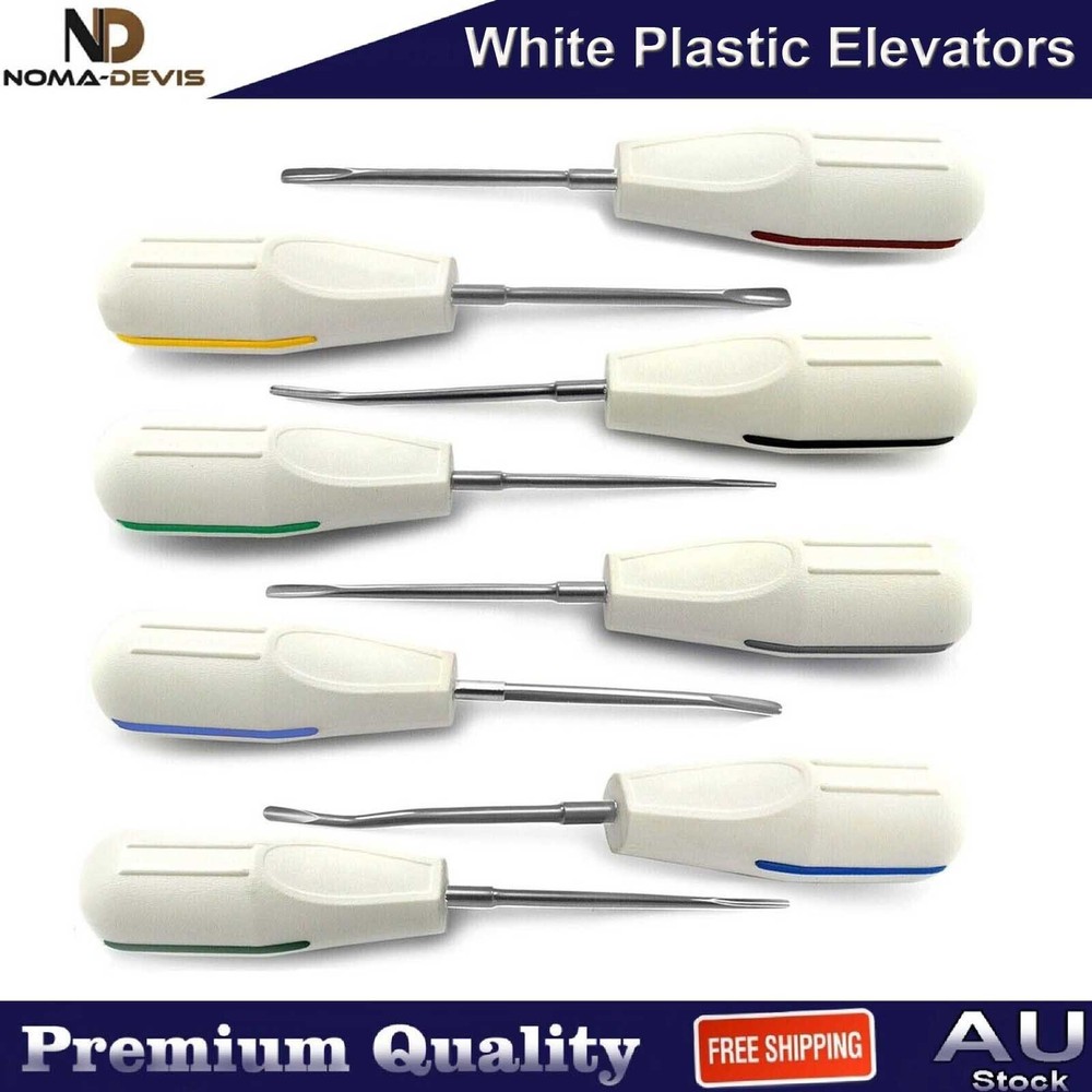 Dental Oral Surgery White Plastic Luxating Elevators Luxation Extracting Tools