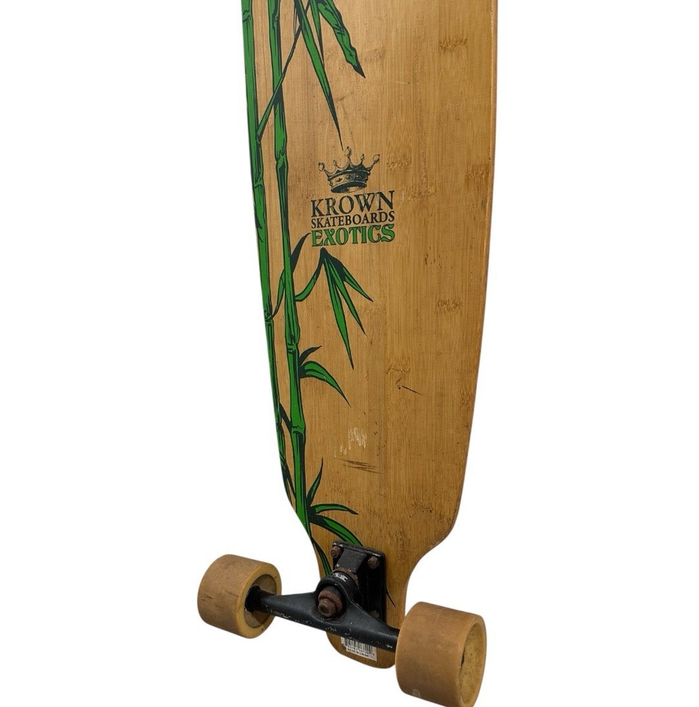 Krown Skateboards Exotic Bamboo Drop-Through 42” Longboard