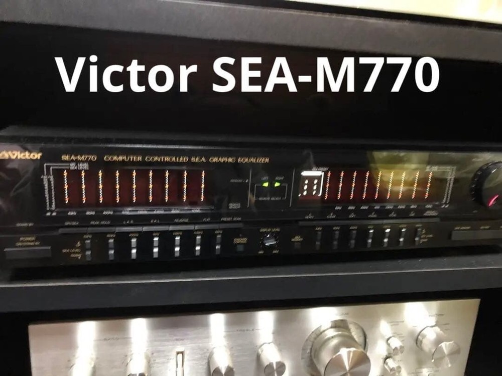 Victor SEA-M770 Graphic Equalizer Spectrum Analyzer Audio Component Tested