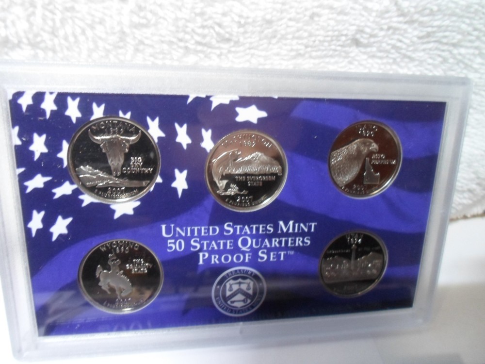 2000 and 2007 Mint Proof State Quarter Sets