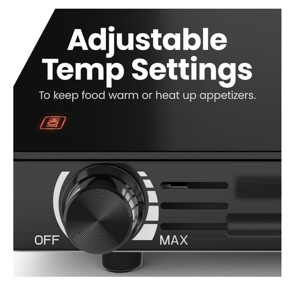 Chefman Electric Warming Tray with Adjustable Temperature Control