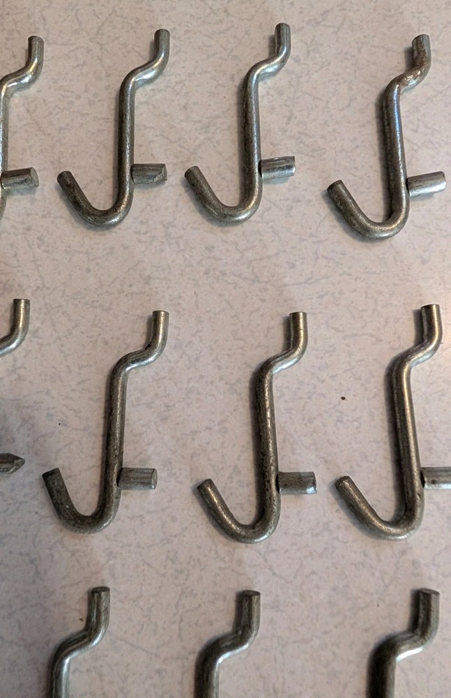 28 VINTAGE PEGBOARD HOOKS