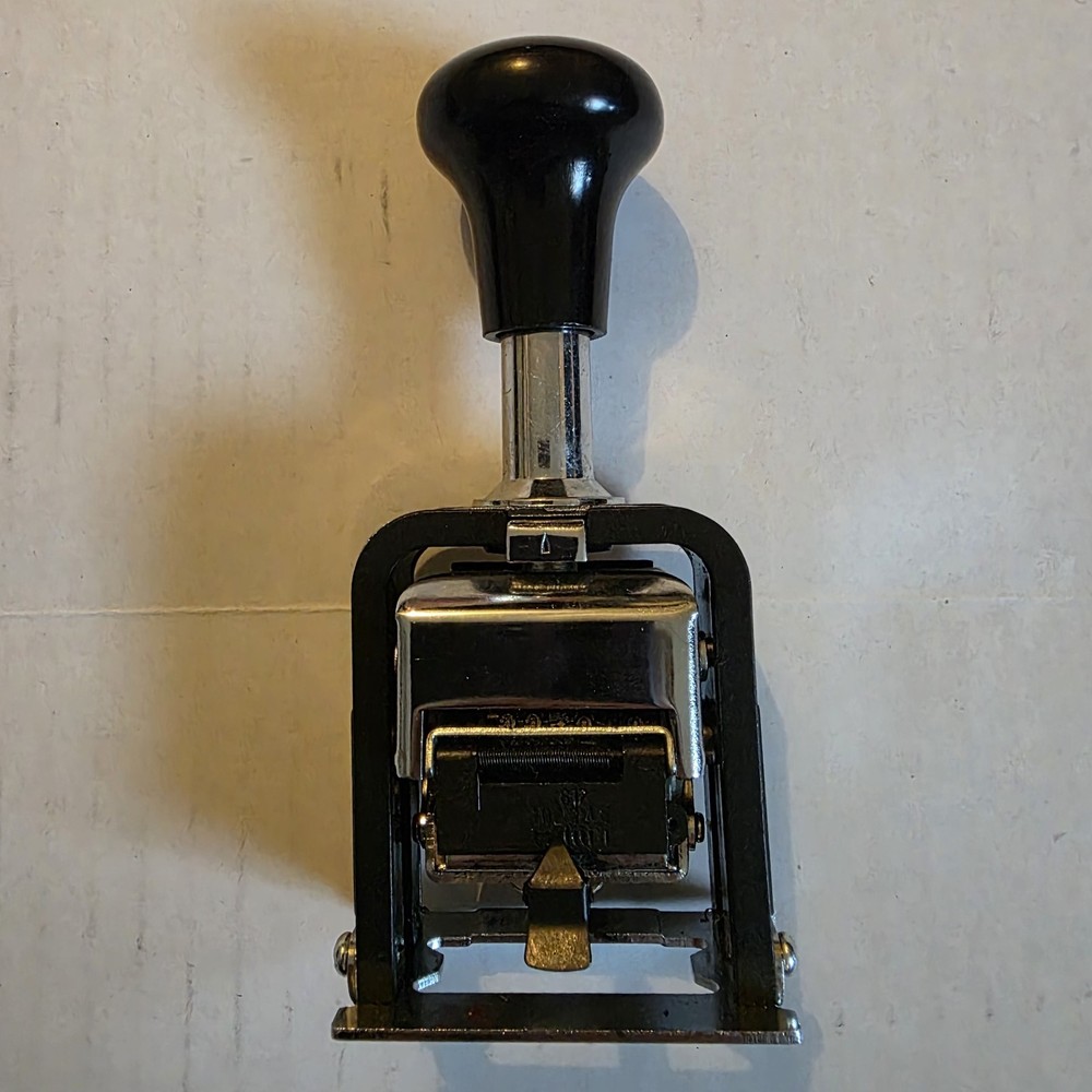 Cosco Self-inking Automatic Numbering Machine COS026138 USED (machine only)
