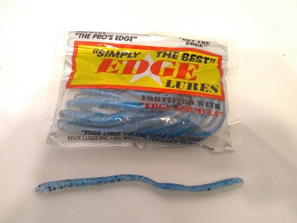 EDGE LURES 6" LIZARDS 10 PK NEW