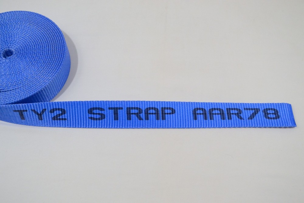 Blue Polyester TY 12K - AAR - 6' x 1 5/8" (H68)