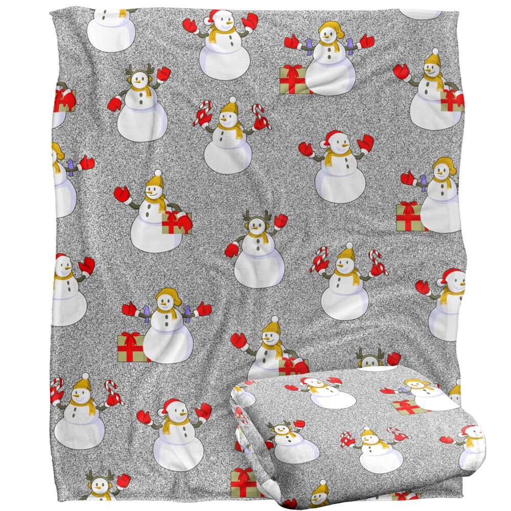 Snowmen Silky Touch Super Soft Throw Blanket