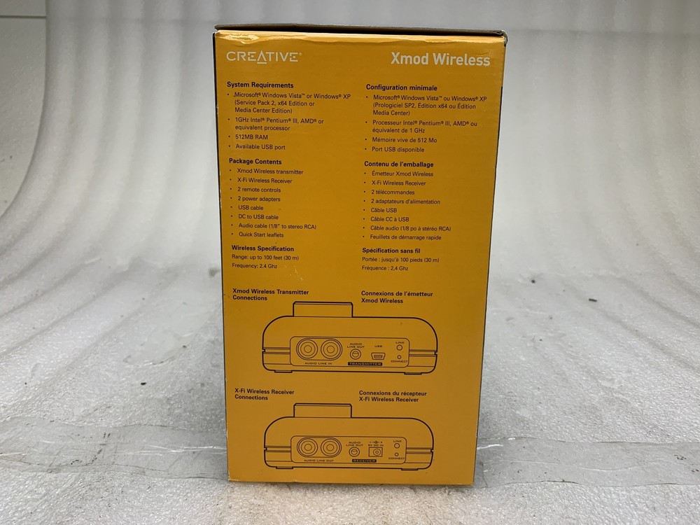 Creative Xmod Wireless Music System Model SB0830EF Used