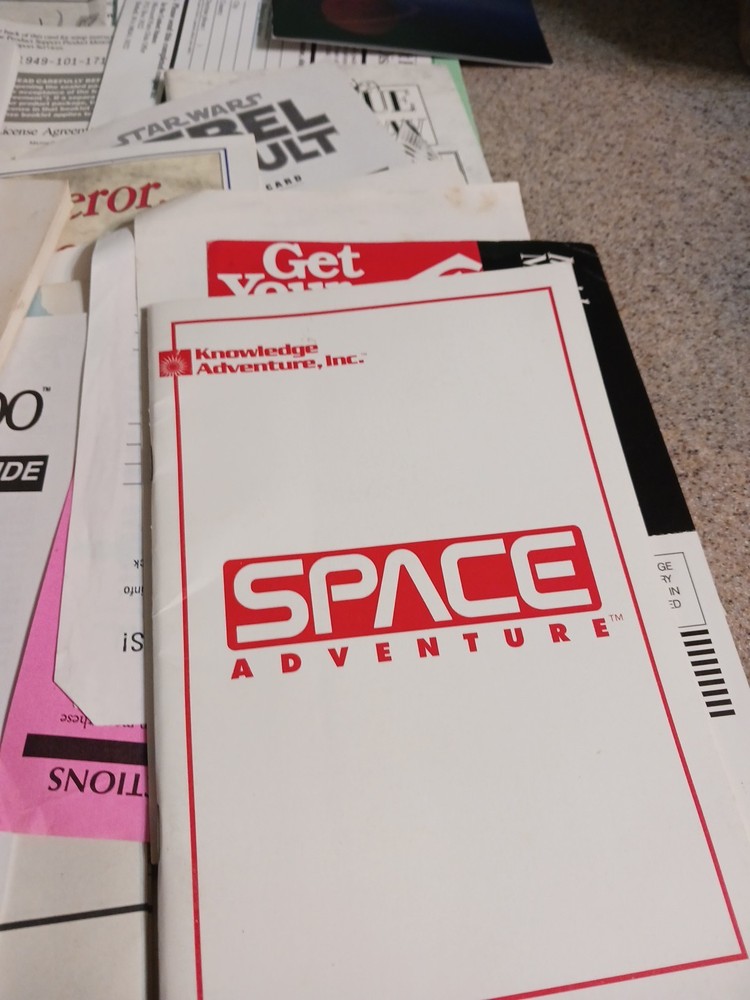 Vtg Commodore 64 Microsoft +Other Manuals Paperwork Lot Computer Video Game READ