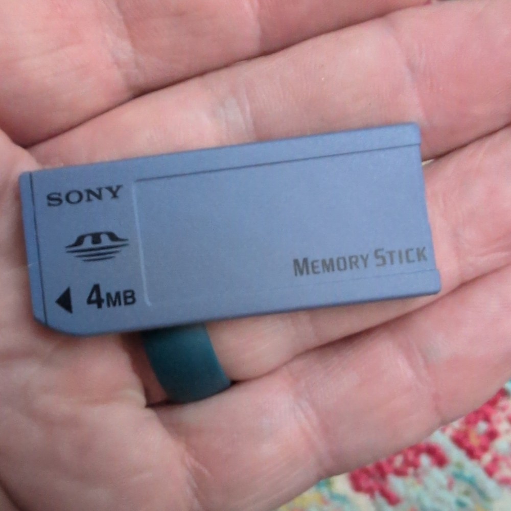 Sony Memory Stick 4MB MEGABYTE MSA-4A Camera Memory Card