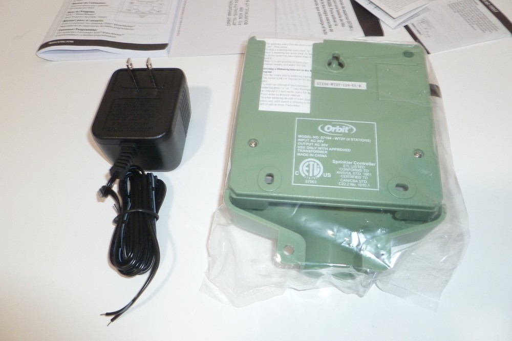 NEW Orbit WaterMaster 4 Station Dual Program Sprinkler Timer Model 57194