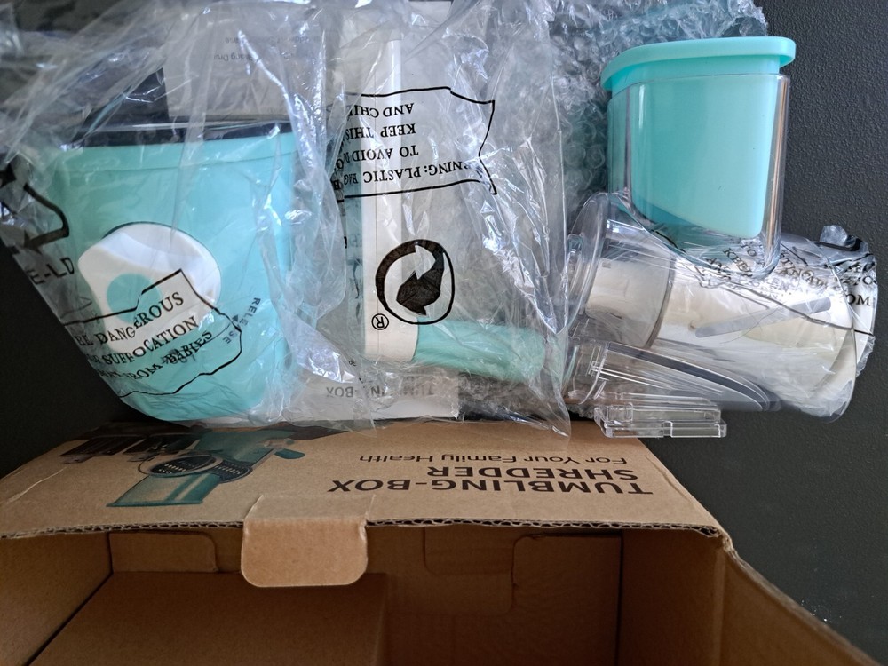Tumbling Box Shredder Sky Blue NIB