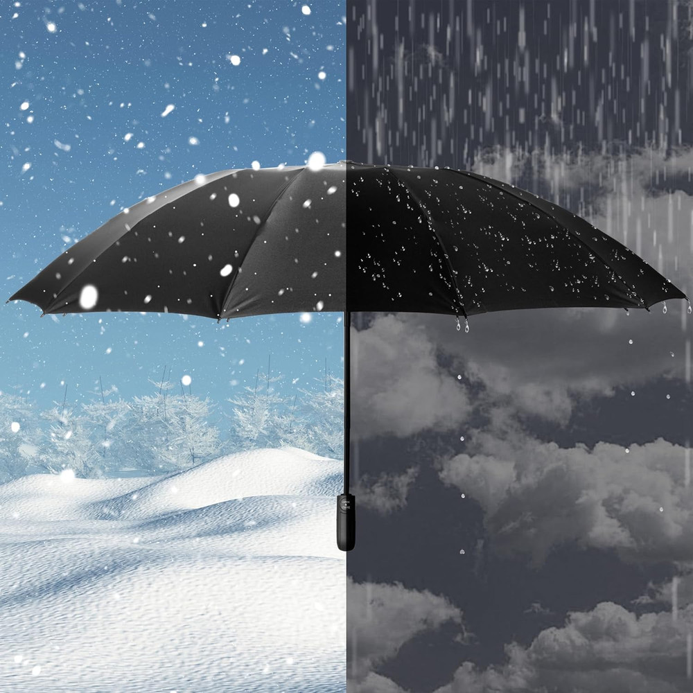 Conlun Inverted Umbrella Compact Windproof- Automatic Reverse Umbrellas for Rai