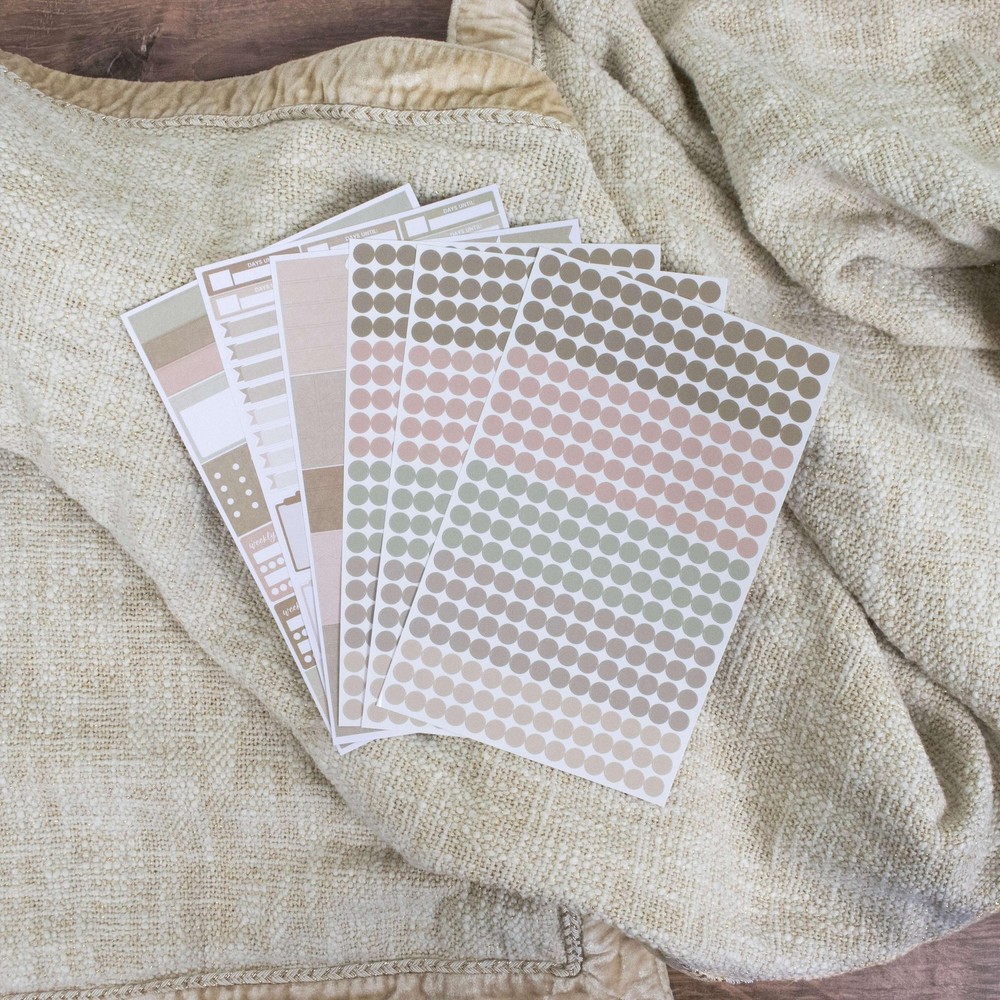 Planner Stickers | Color Coding – Aesthetic Boho