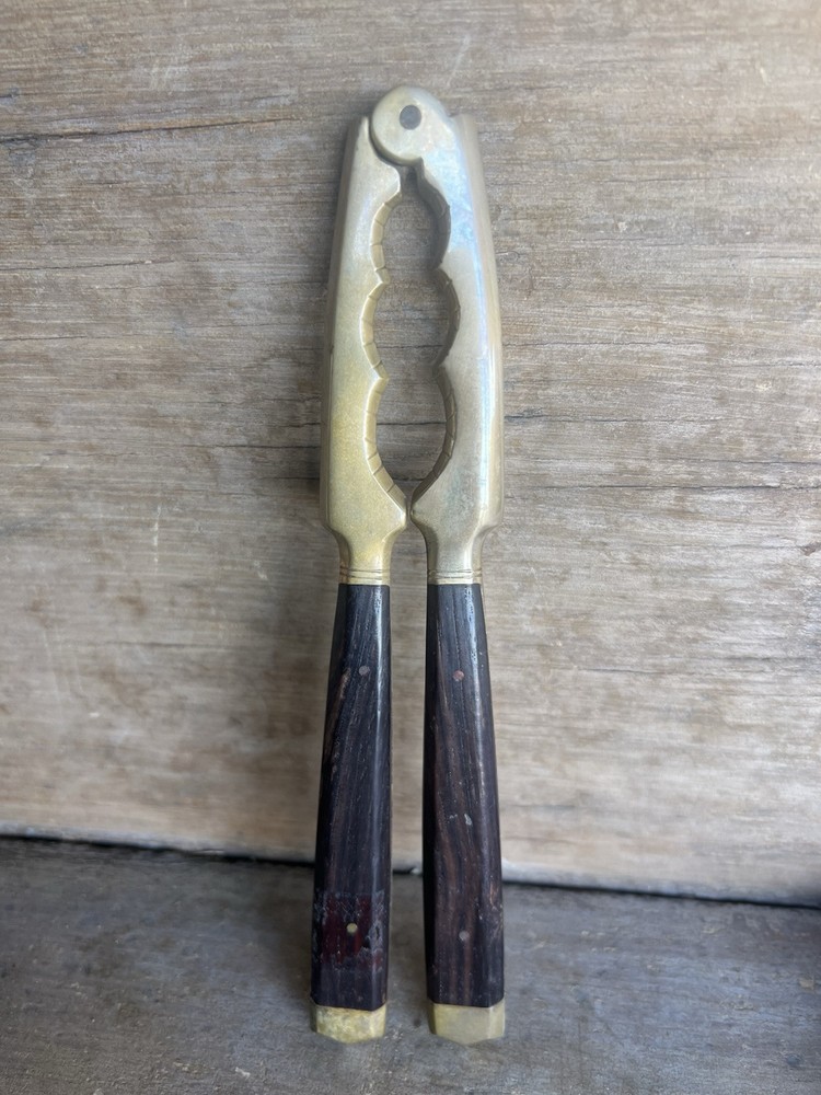 Vintage Nut Cracker - Selling How Found - Handle Needs Refinishing