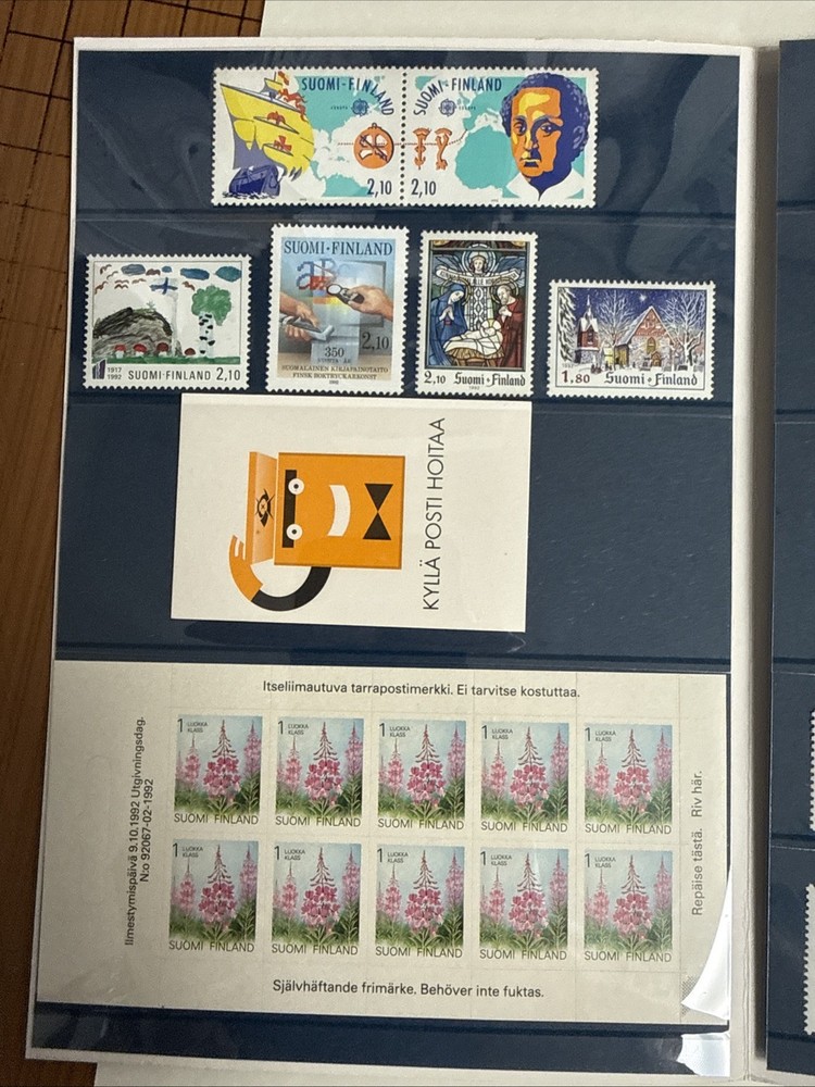 Finland 1992 Mint Set Very Fine Never Hinged