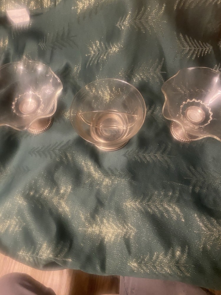 Sterling Silver And Glass Lot