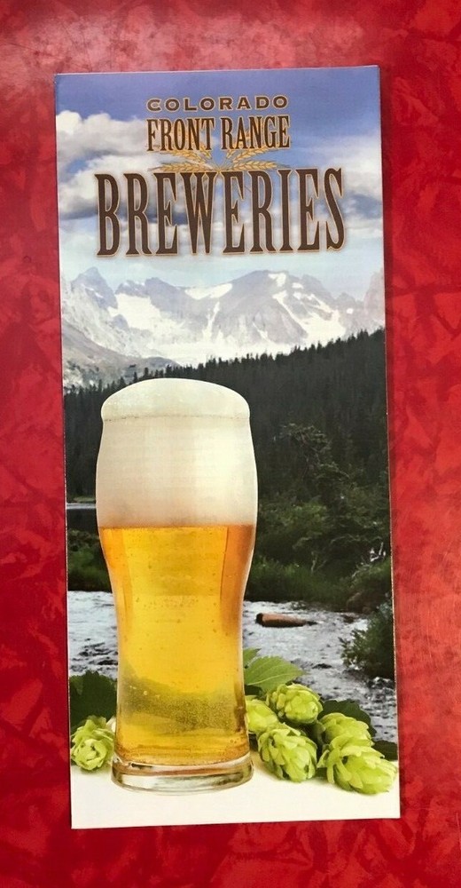 COLORADO FRONT RANGE BREWERIES BROCHURE 2000's