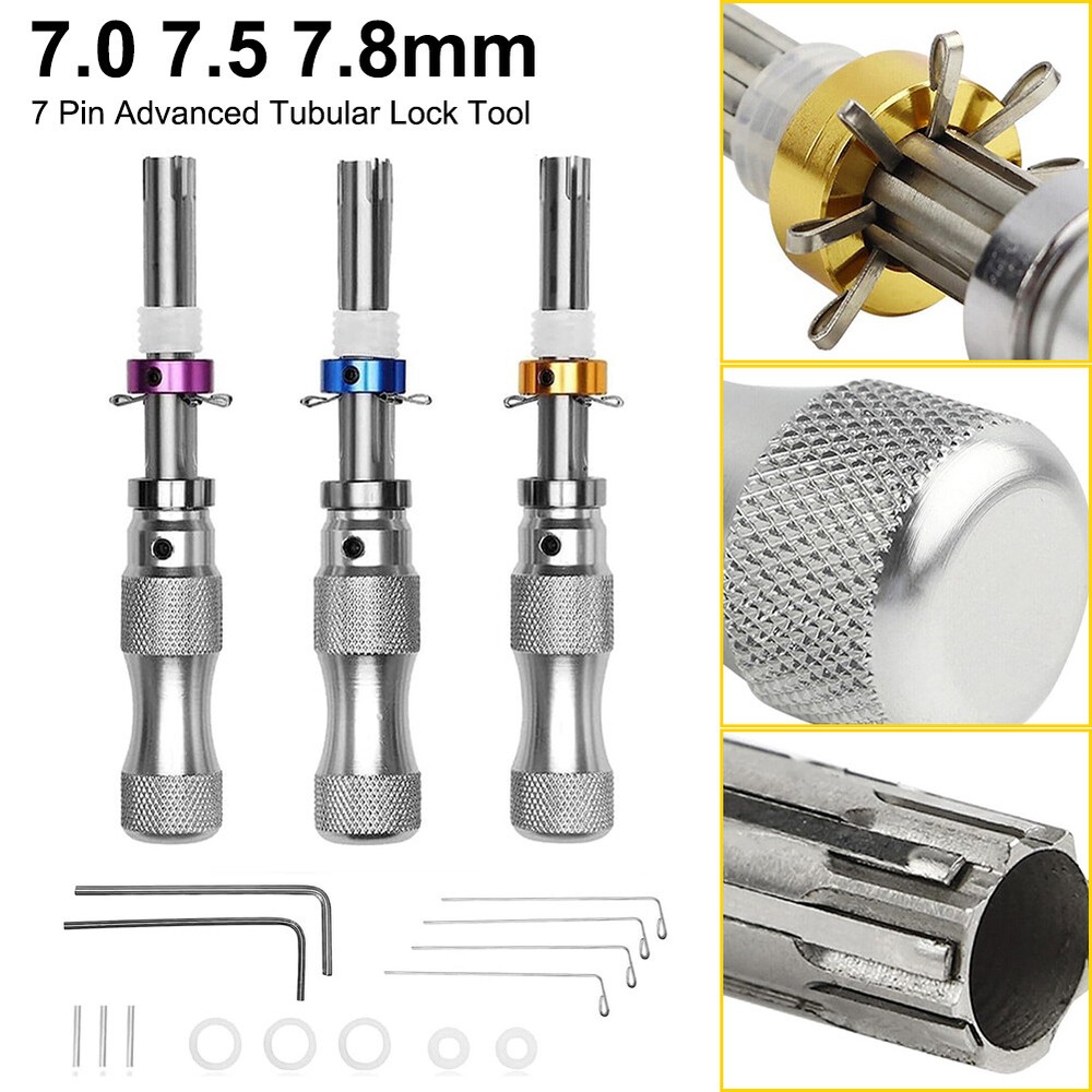 3Pcs Seal/O-Ring Hook Seal Puller 7 Pin Advanced Home Tubular Puller Tool Set