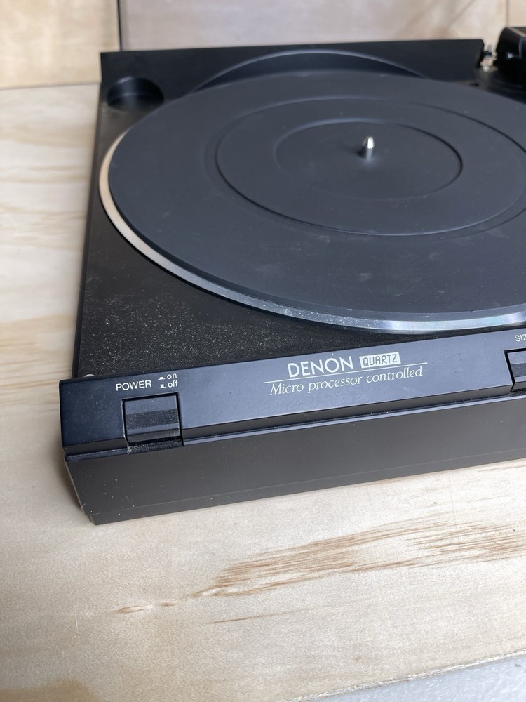Denon DP-7F Direct Drive Fully Automatic Turntable w Manual Box