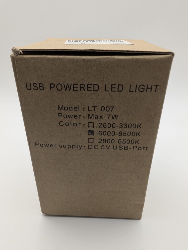 USB LED LIGHT BULB WITH DIMMABLE SWITCH BRAND NEW