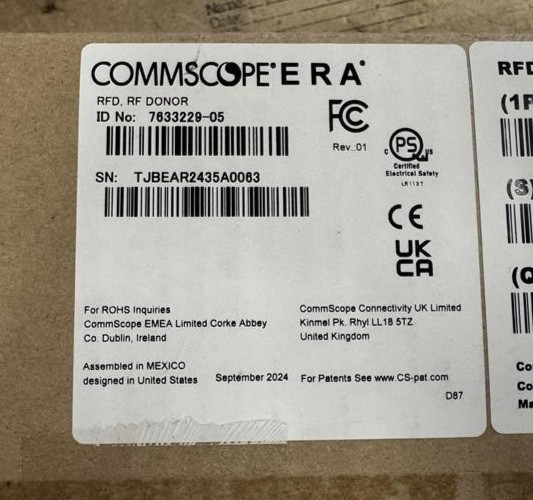 ERA RF Donor Card (7633229-05)