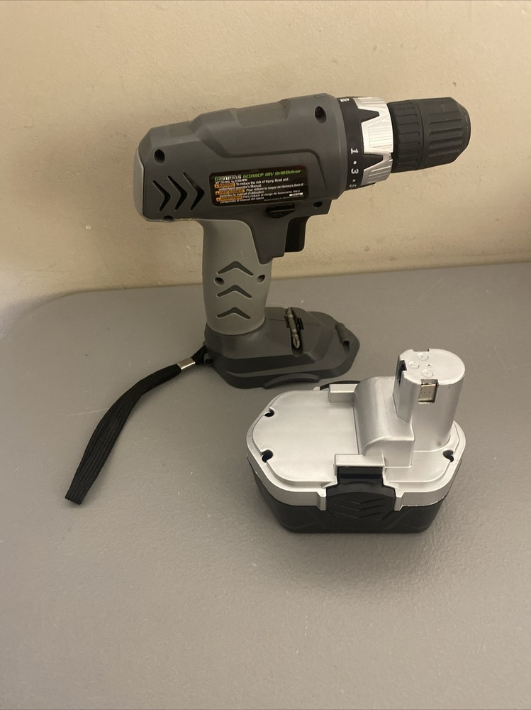 Genesis GCD18CP 18 Volt Cordless Variable Speed Drill/Driver W/ Battery
