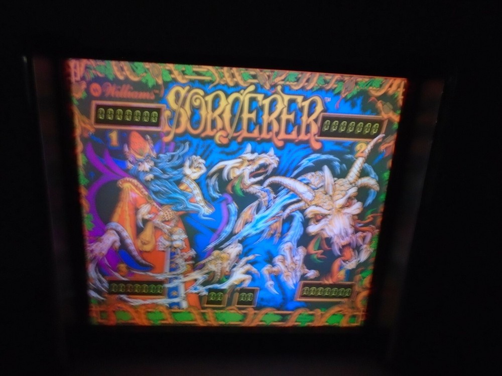 Williams Sorcerer Pinball Head LED Display light box