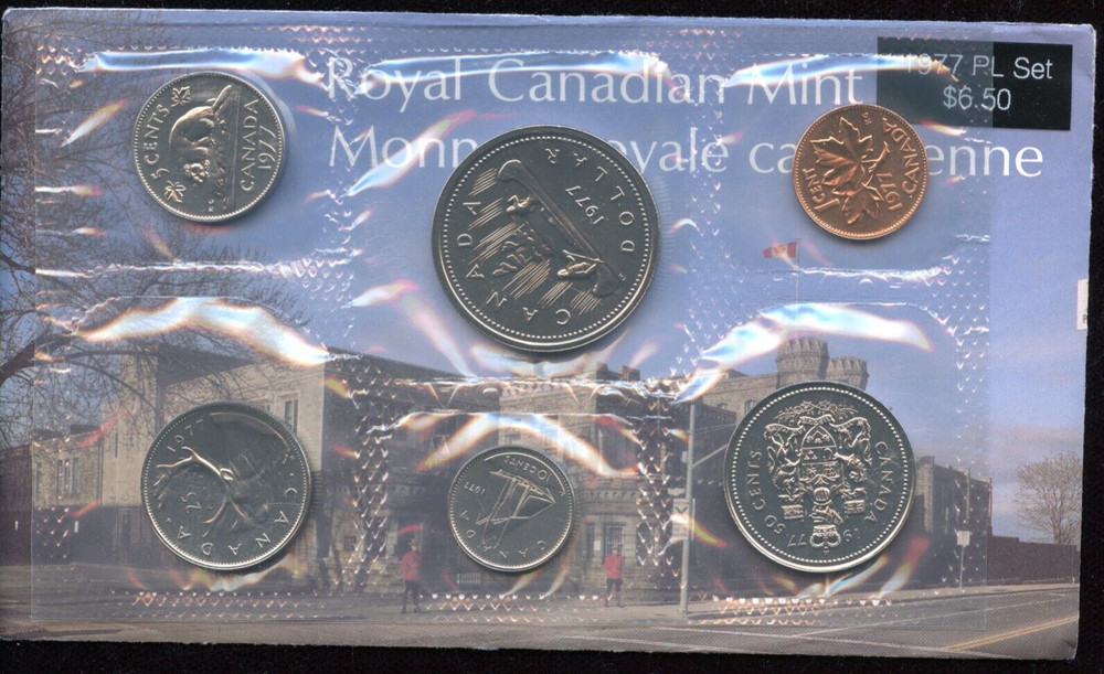 1977 Canada Uncirculated Prooflike Set - Original Envelope and COA