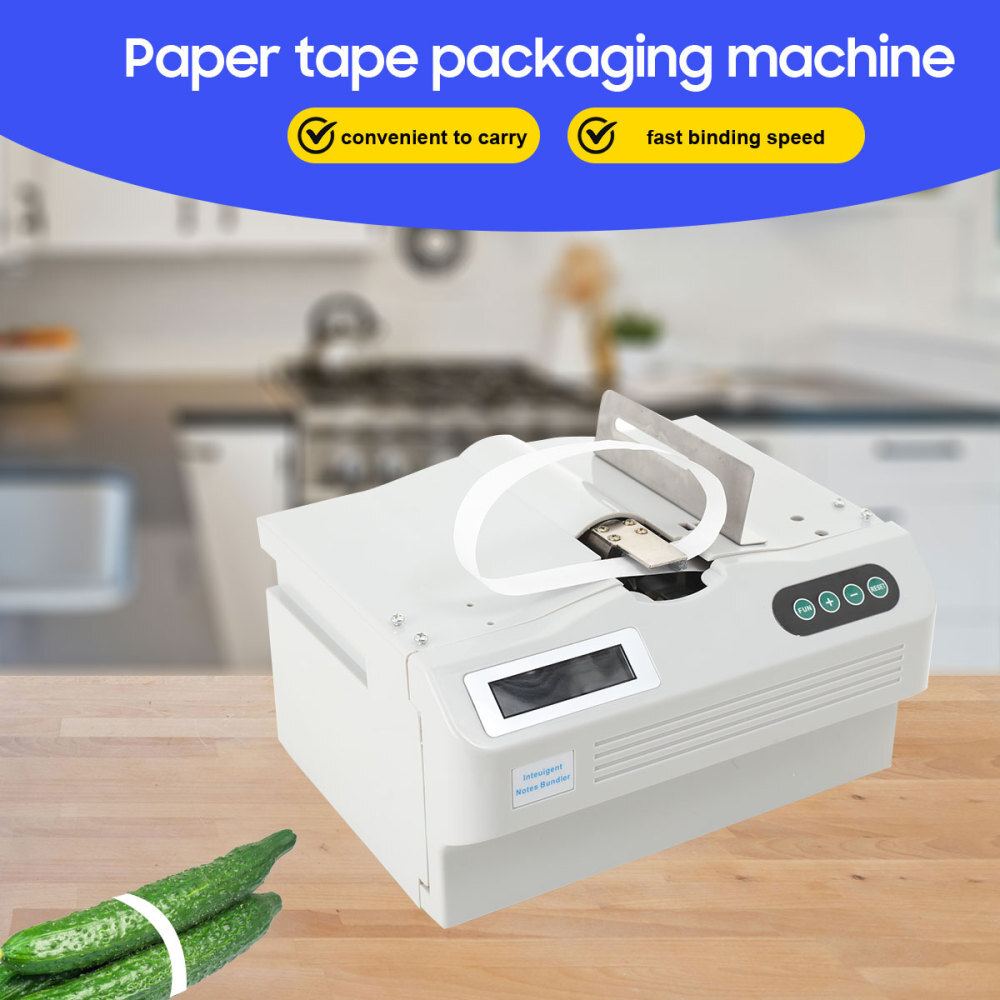 Automatic Money Bundle Machine 2sec/Once Intelligent Banknote Binding Machine