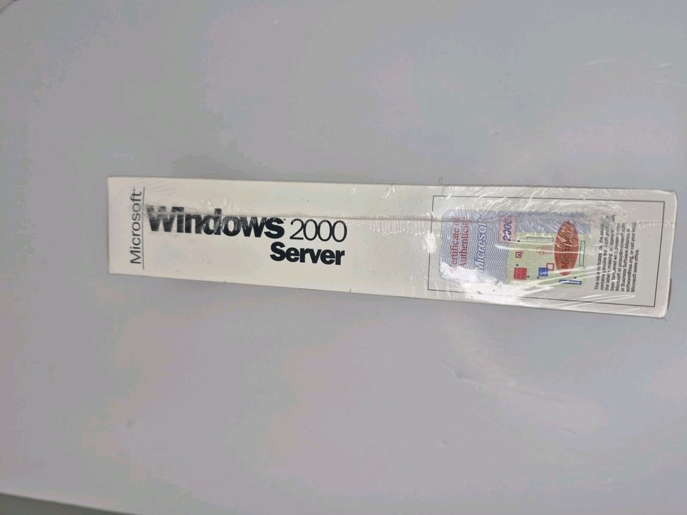 Microsoft Windows 2000 Server Includes 5 Client Access Licenses _ Retail Product